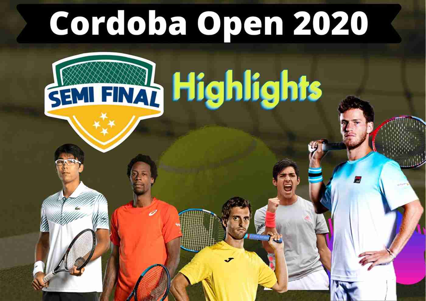 C Garin Vs A Martin SemiFinal Highlights 2020 Cordoba Open