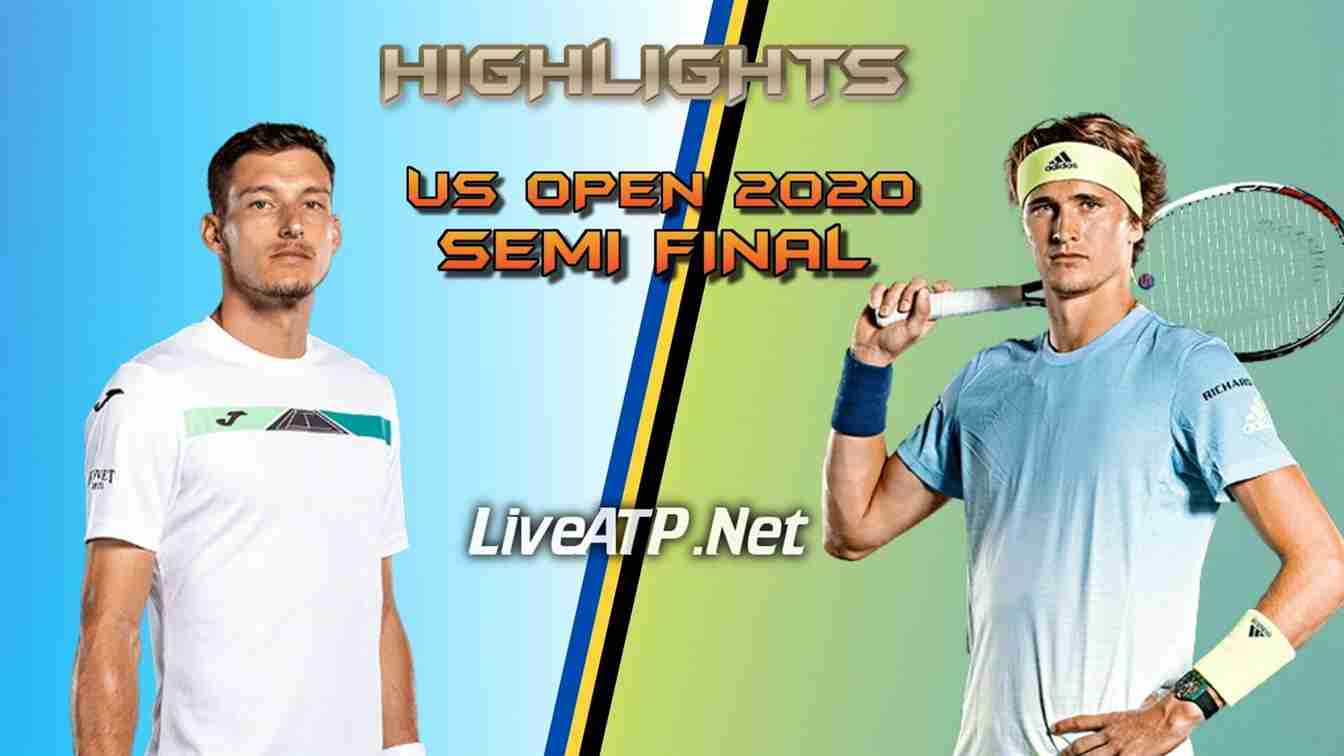 P Carreno Busta Vs A Zverev Highlights 2020 Semi Final US Open