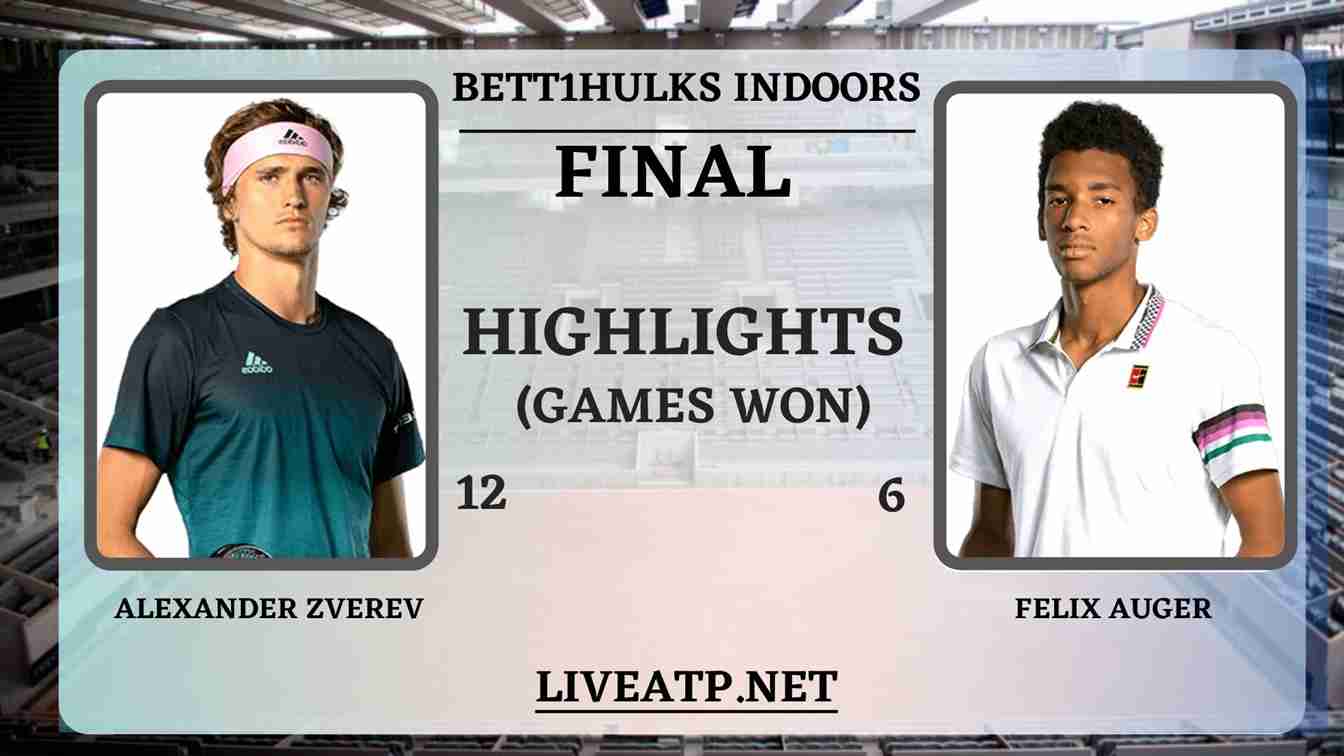 Bett1Hulks Indoors Final 1 Tennis Highlights 2020