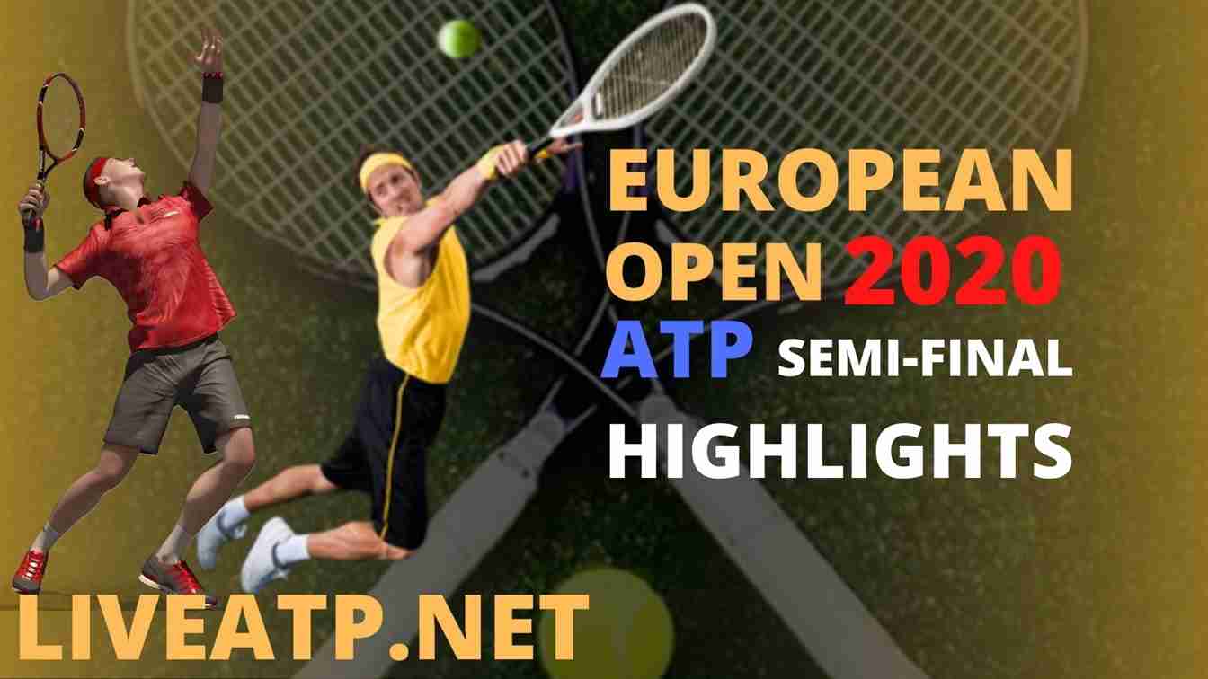 European Open SF 1 Tennis Highlights 2020