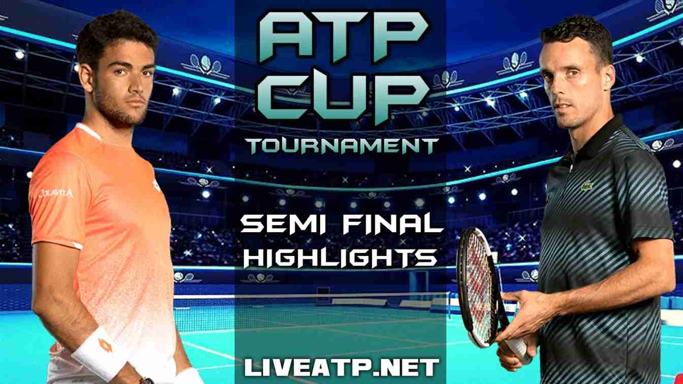 ATP Cup Tournament Semi Final 1 Highlights 2021 ATP