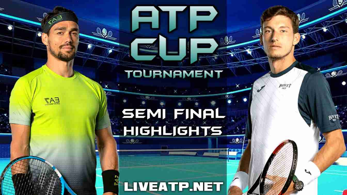 ATP Cup Tournament Semi Final 3 Highlights 2021 ATP