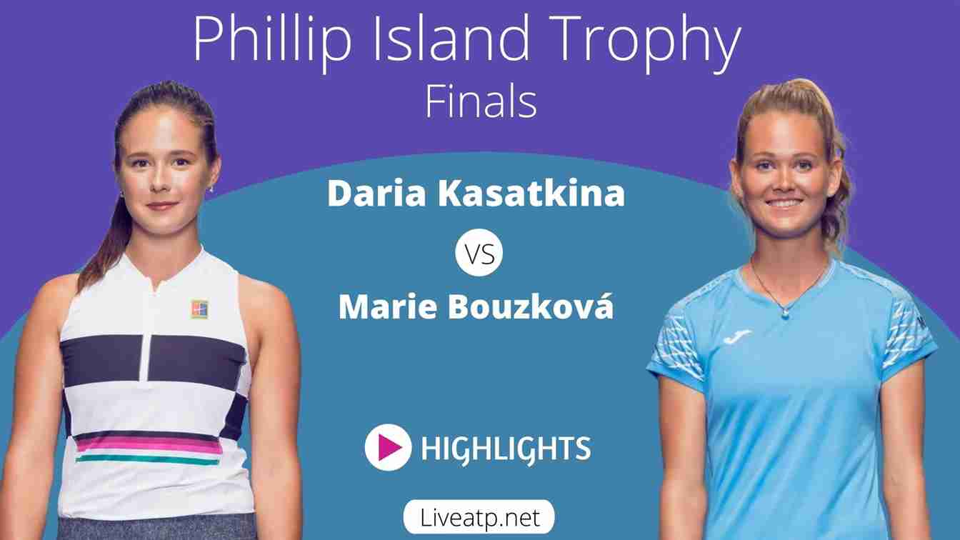 Phillip Island Trophy Final Highlights 2021 WTA