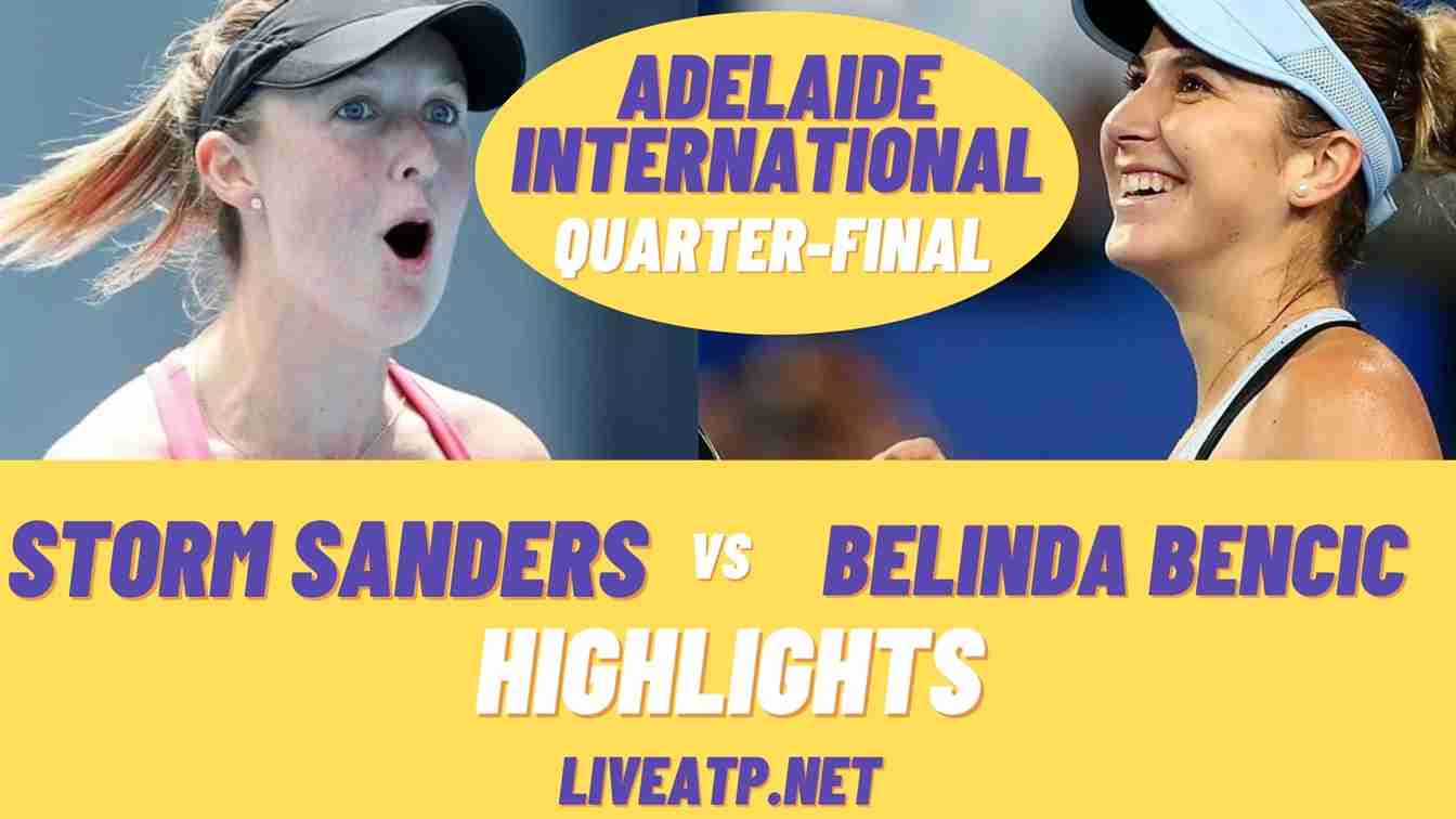 Adelaide International Quarter Final 1 Highlights WTA 2021