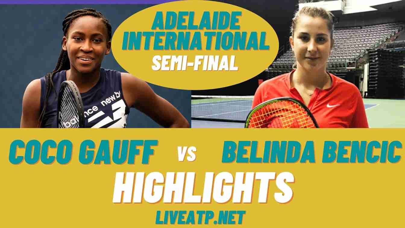 Adelaide International Semi Final 1 Highlights 2021 WTA