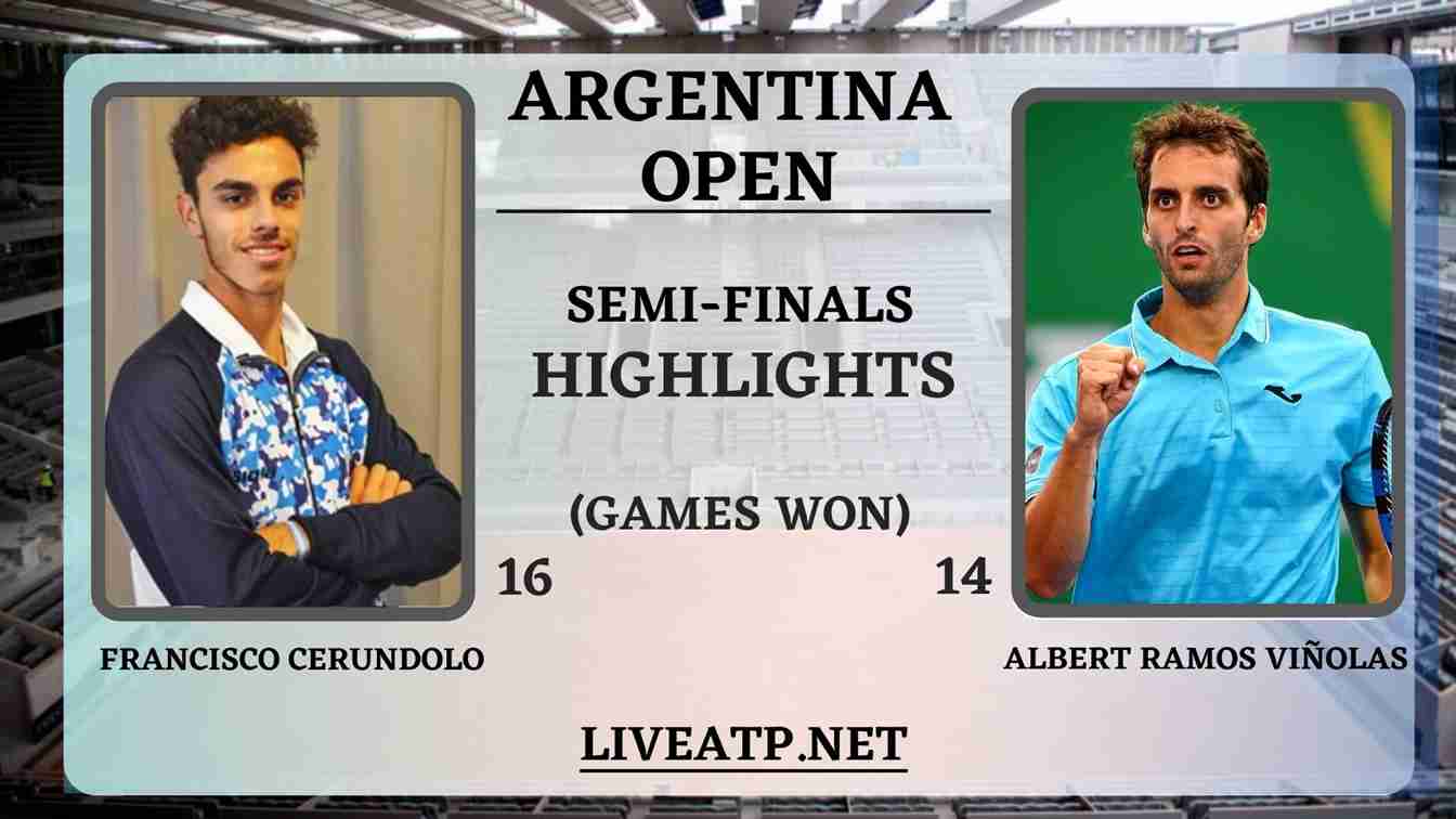 Argentina Open Semi Final 2 Highlights 2021 ATP