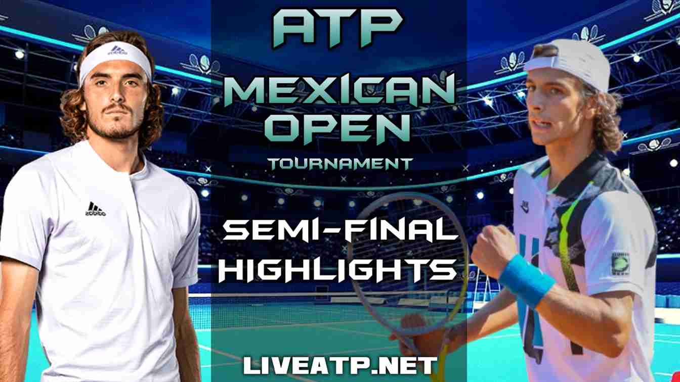Mexican Open Semi Final 1 Highlights 2021 ATP