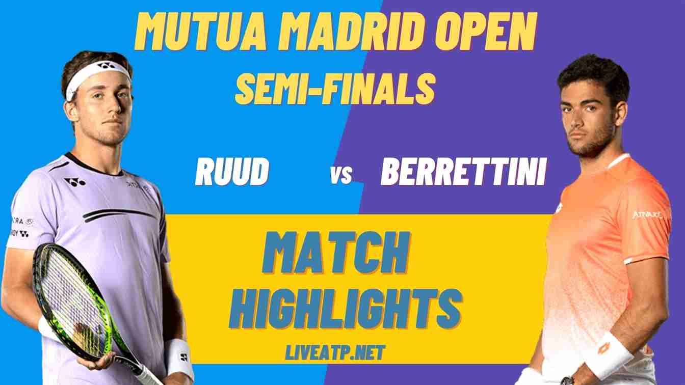 Madrid Mens Semi Final 2 Highlights 2021 ATP