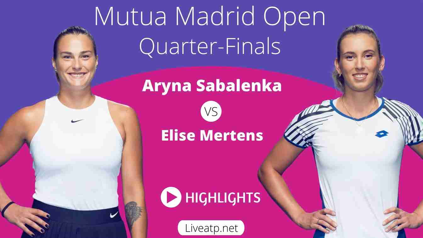 Madrid Womens Quarter Final 1 Highlights 2021 WTA