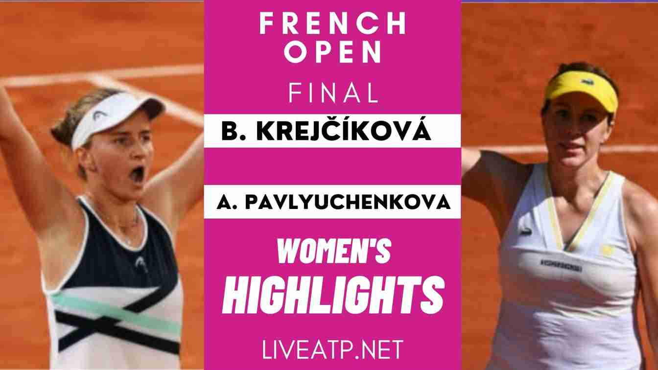 French Open Final Women Highlights 2021