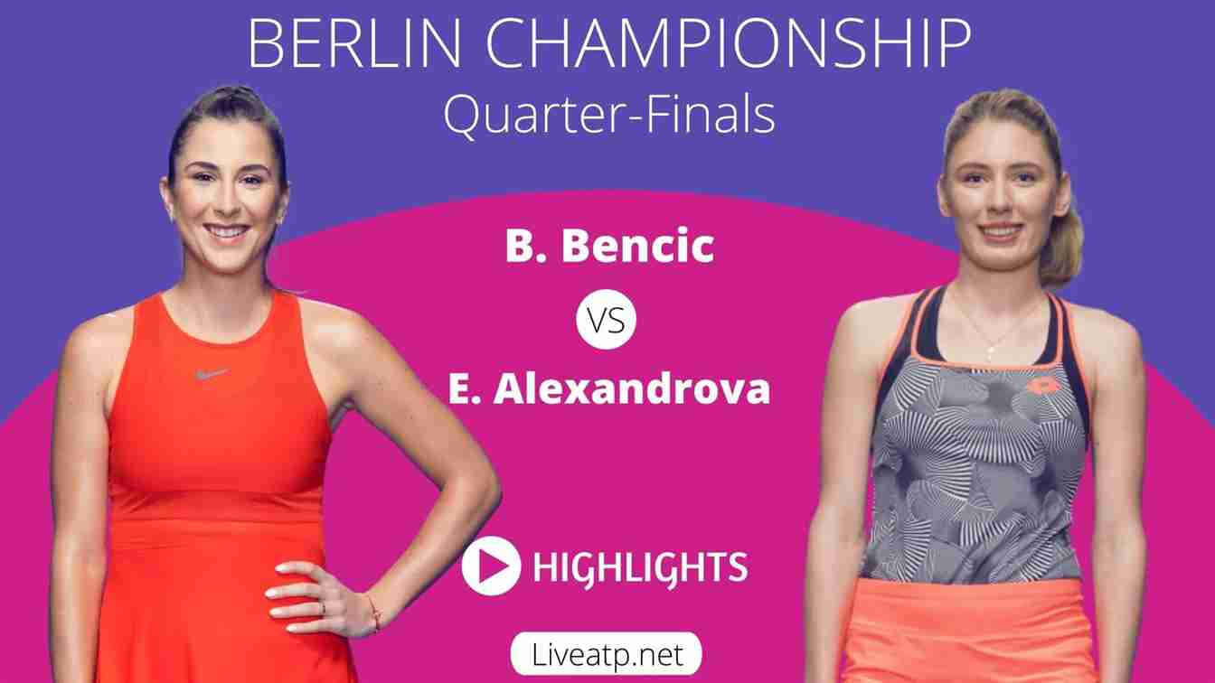 Bett1Open Quarter Final 4 Highlights 2021 WTA