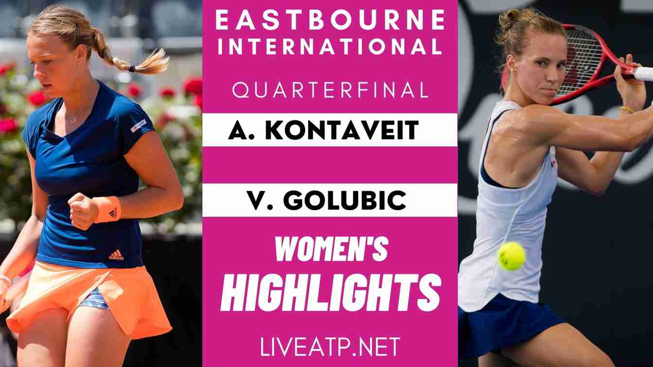 Eastbourne Women Quarter Final 4 Highlights 2021 WTA