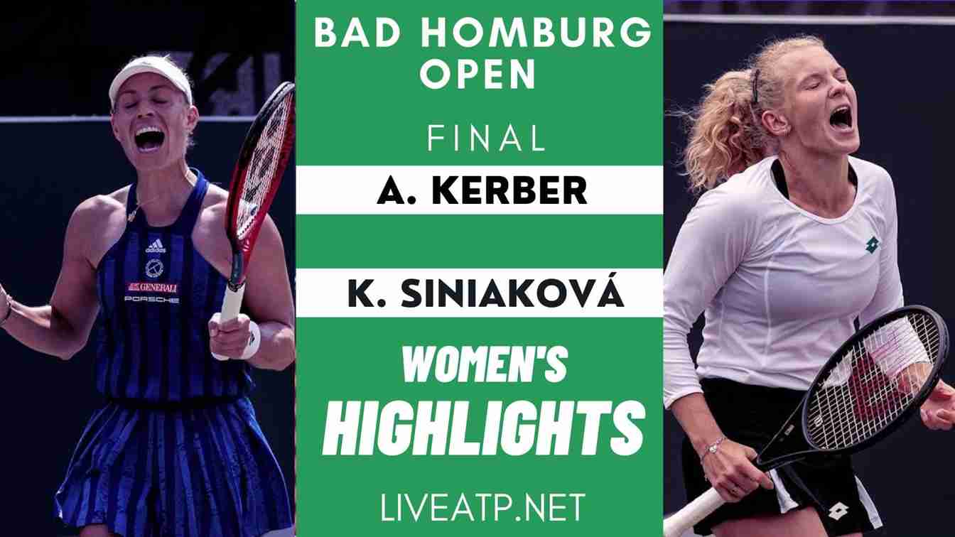 Bad Homburg Open Final Highlights 2021 WTA