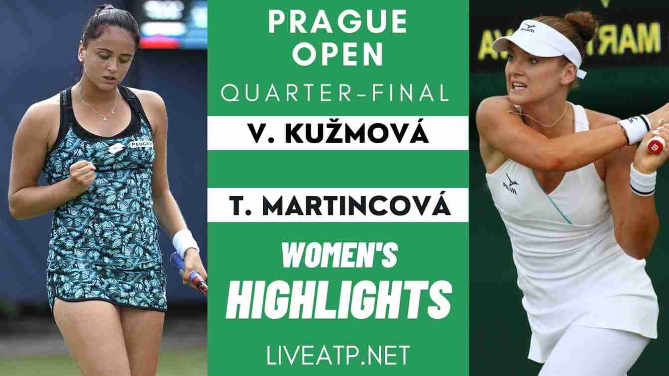 Prague Open Quarter Final 4 Highlights 2021 WTA