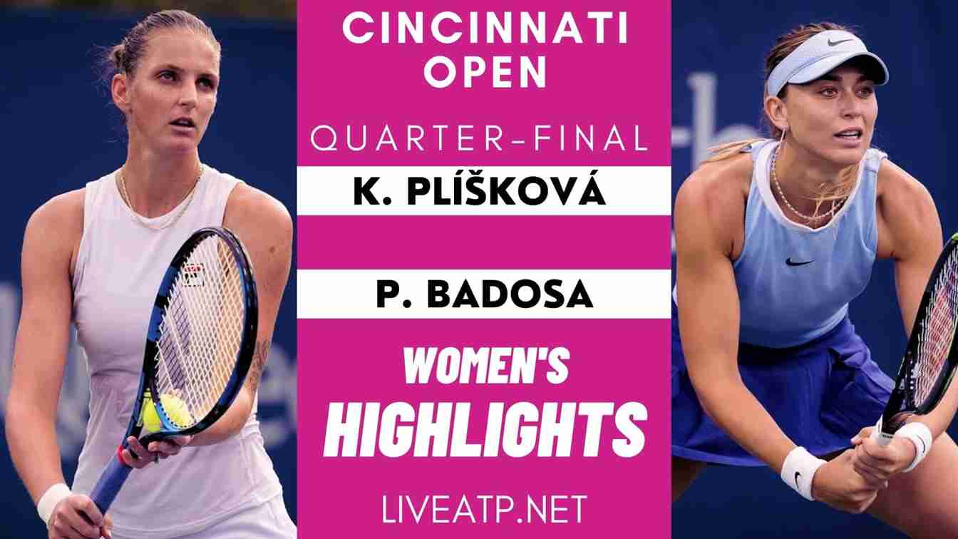 Cincinnati Open Quarter Final 3 Highlights 2021 WTA