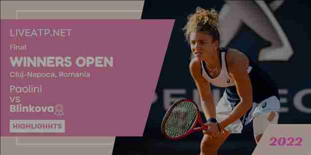 Paolini Vs Blinkova Winners Open Tennis Final 16Oct2022 Highlights