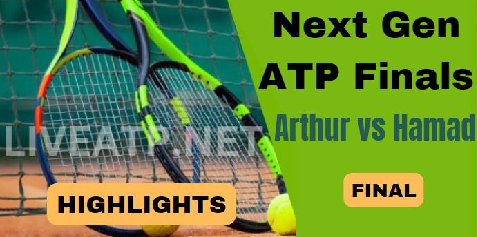 Arthur Vs Hamad Atp Finals Round Highlights 2023