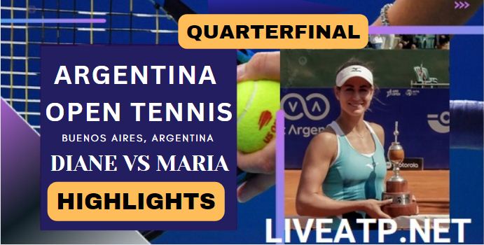 Diane Vs Maria WTA Argentina Open QF Highlights 2023