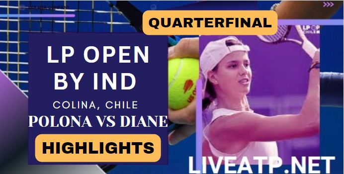 Polona Vs Diane WTA LP Open QF Highlights 2023
