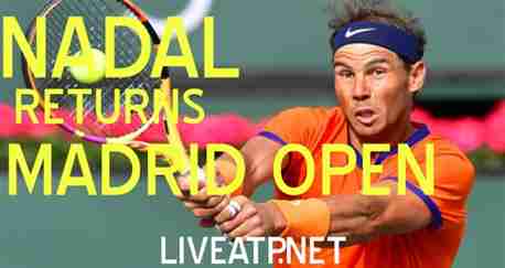 Nadal confirms his Participation in Madrid Open 2022