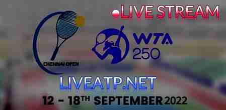  WTA Chennai Open Tennis Live Stream