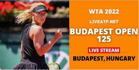 WTA Budapest Open Tennis Live Stream
