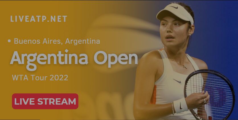 WTA Argentina Open Tennis Live Streaming How to watch Schedule