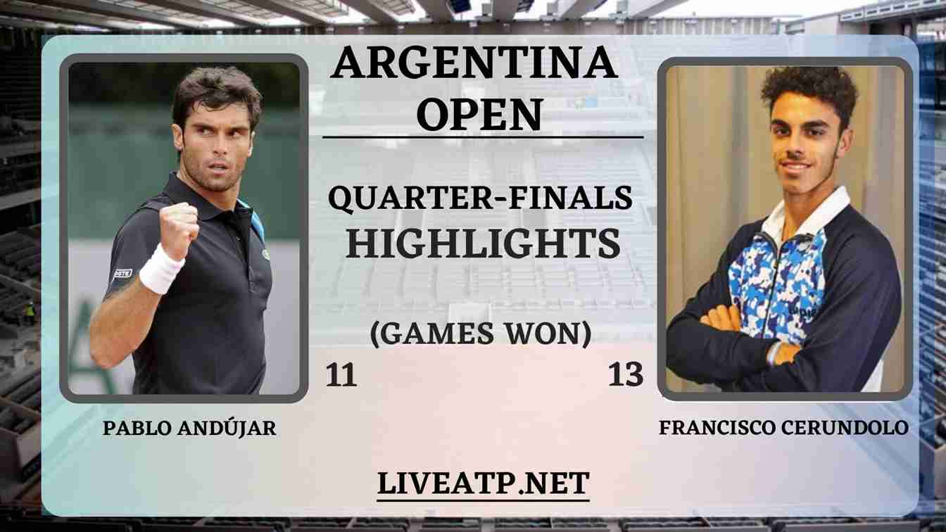 Argentina Open Quarter Final 1 Highlights 2021 ATP