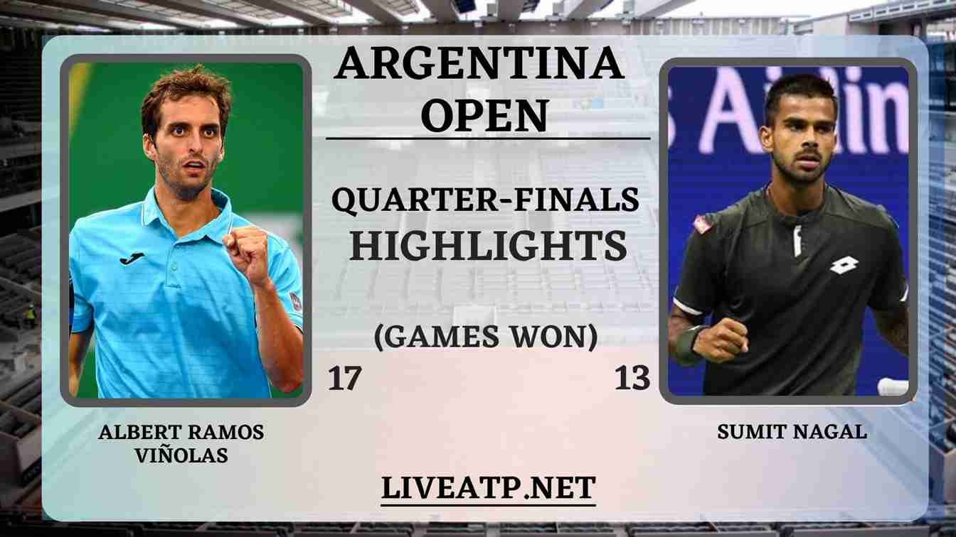 Argentina Open Quarter Final 2 Highlights 2021 ATP