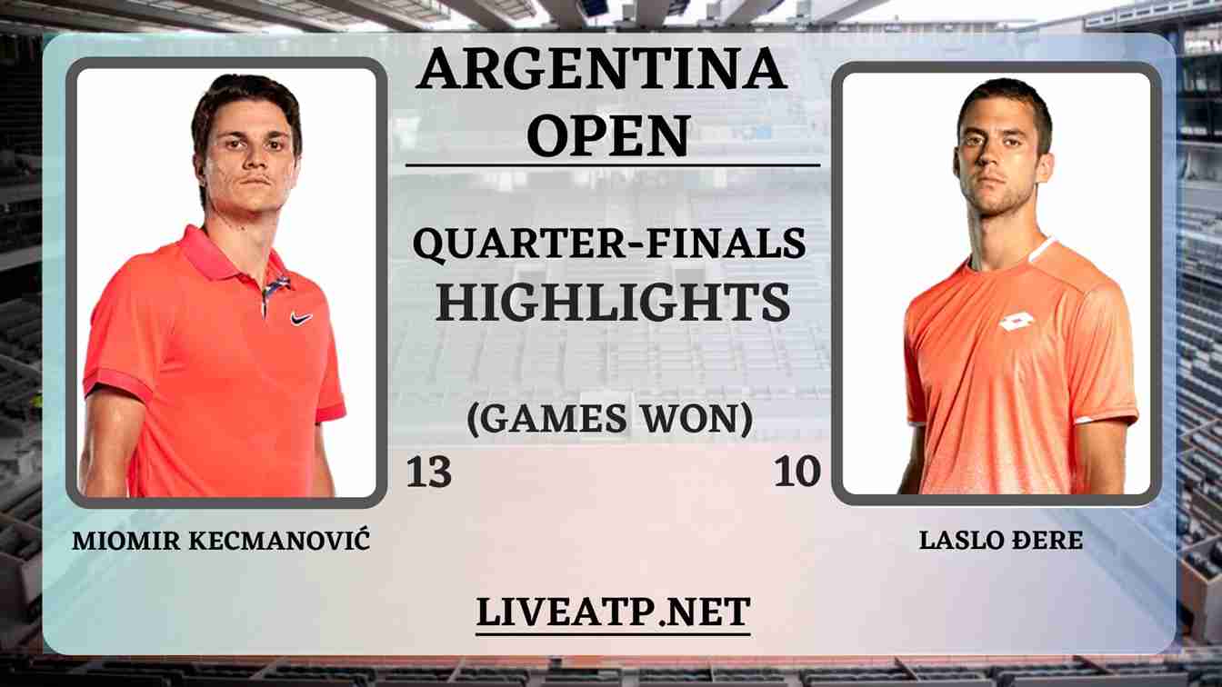 Argentina Open Quarter Final 4 Highlights 2021 ATP