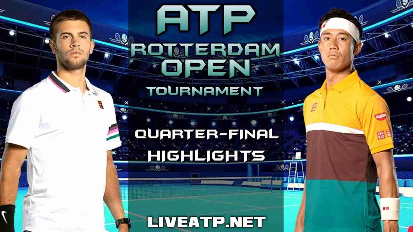 Rotterdam Open Quarter Final 4 Highlights 2021 ATP