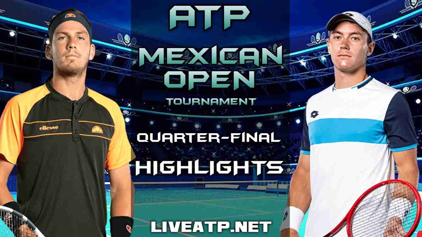 Mexican Open Quarter Final 3 Highlights 2021 ATP