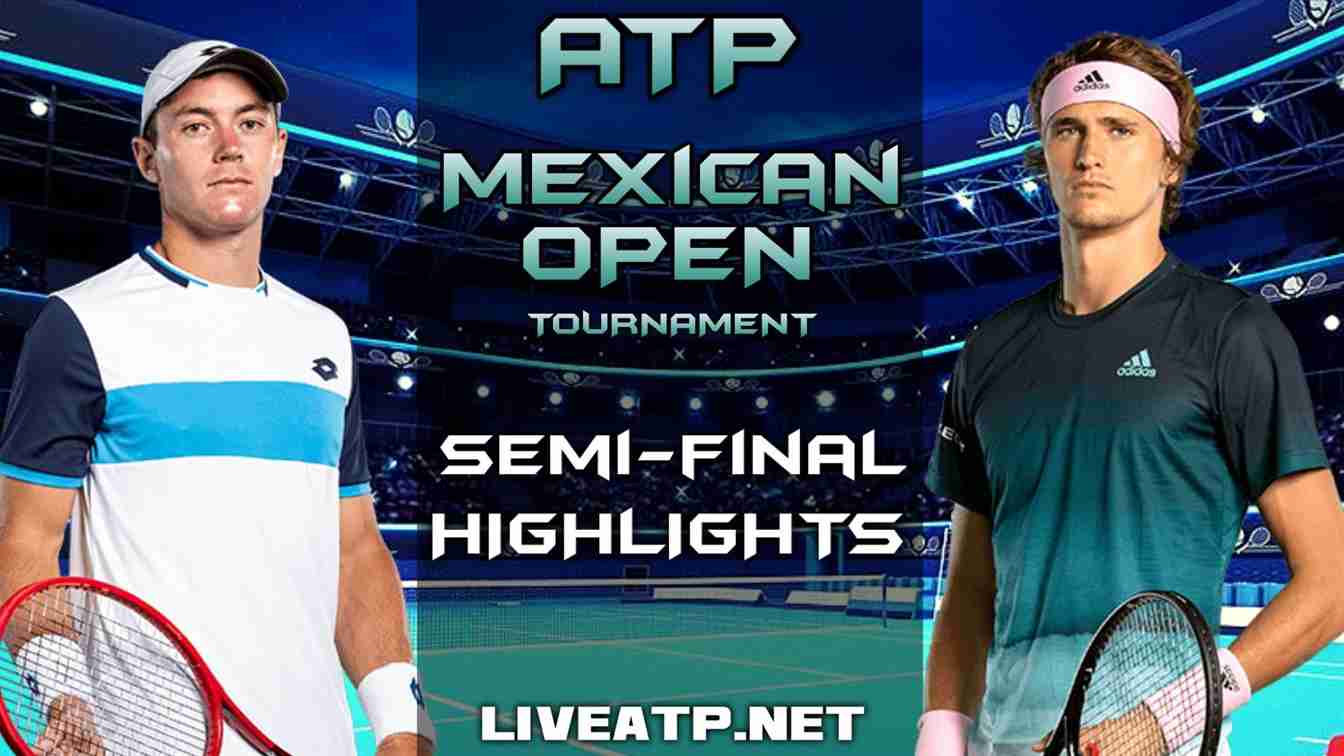 Mexican Open Semi Final 2 Highlights 2021 ATP
