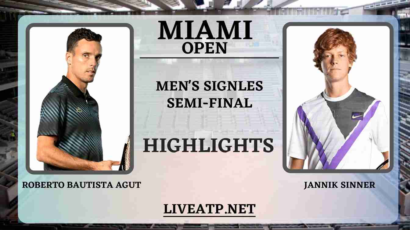 Miami Open Semi Final 1 Highlights 2021 Mens Singles ATP