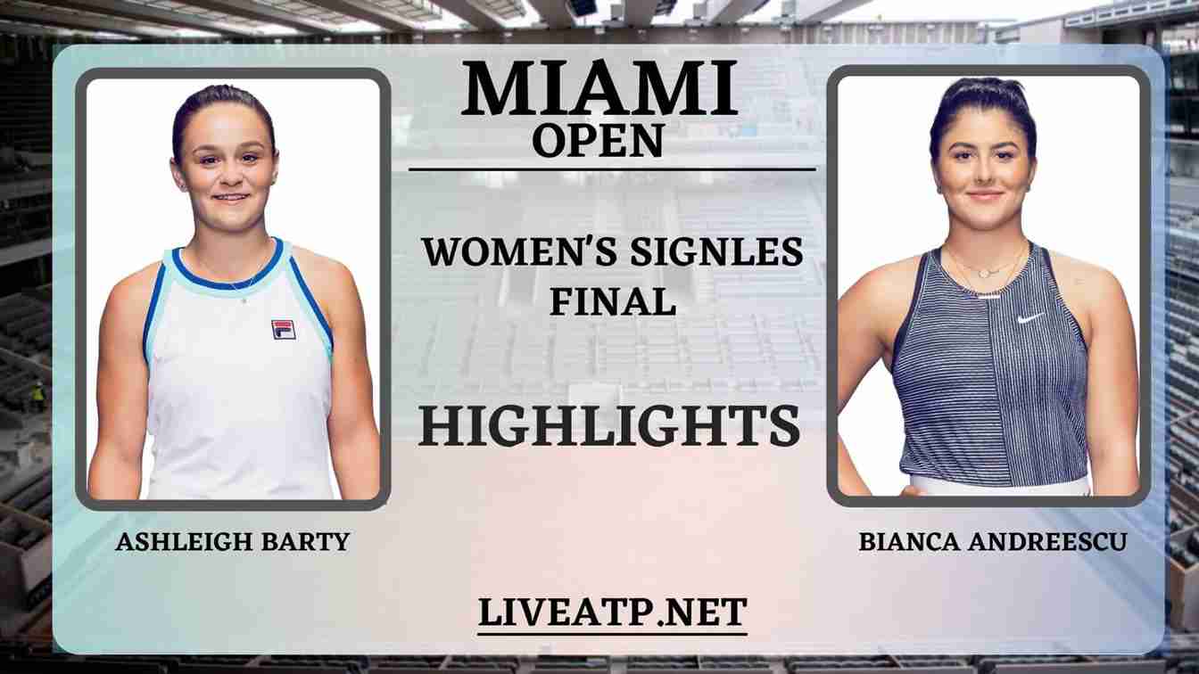 Miami Open Womens Singles Final Highlights 2021 WTA