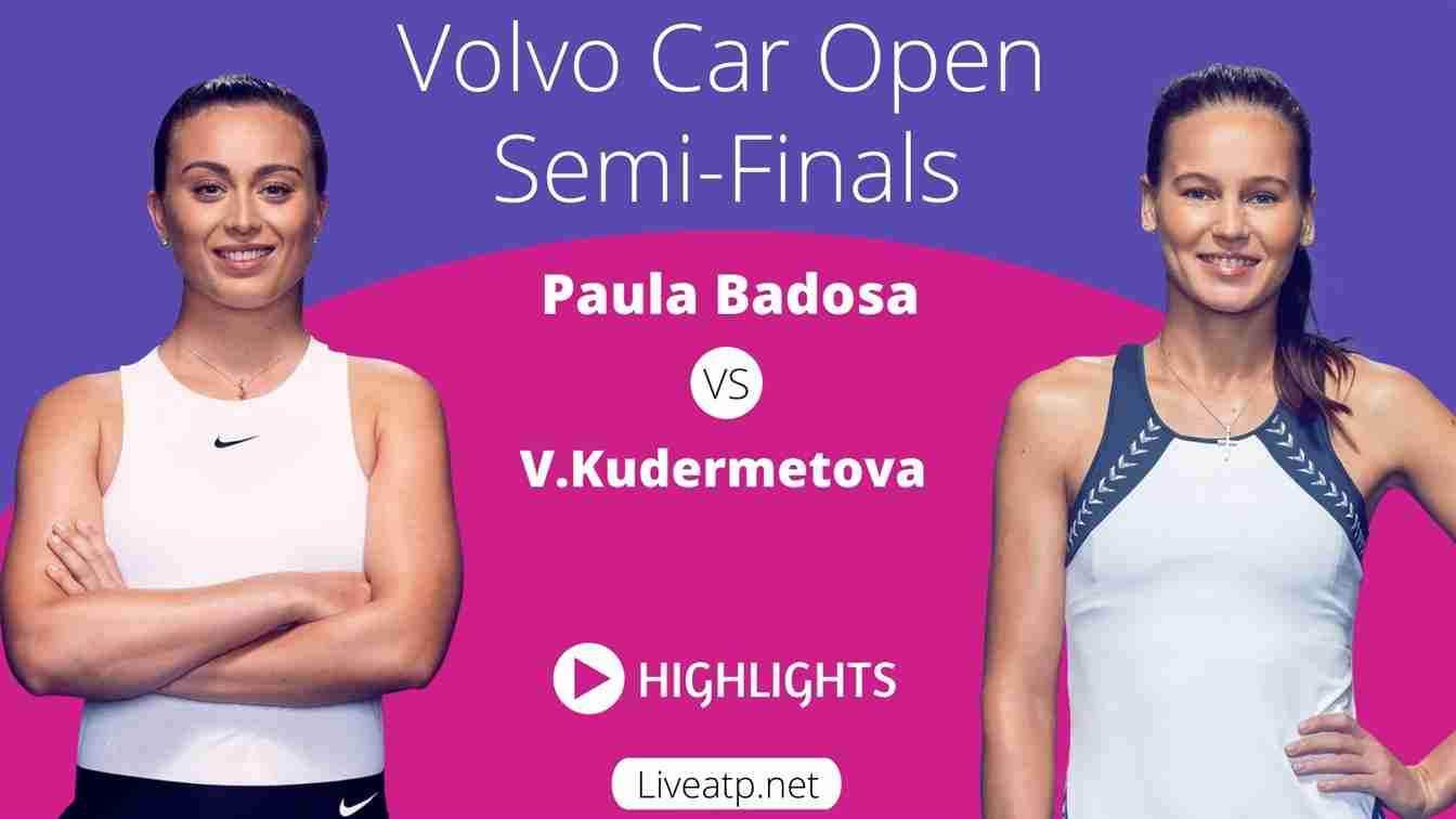 Volvo Car Open Highlights 2021 Semi Final 1 WTA