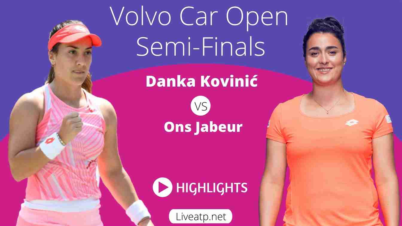 Volvo Car Open Highlights 2021 Semi Final 2 WTA