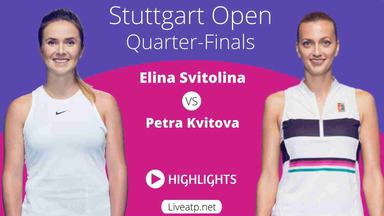 Stuttgart Open Quarter Final 2 Highlights 2021 WTA