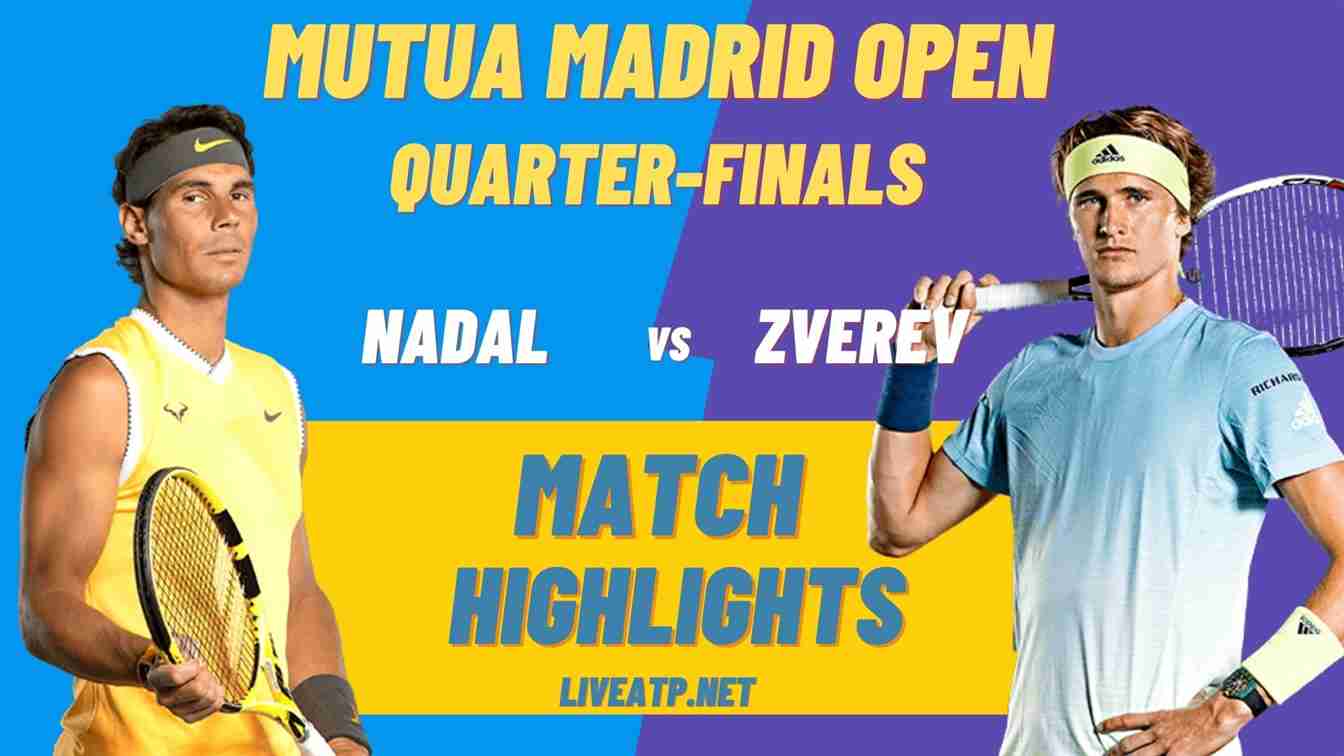 Madrid Mens Quarter Final 2 Highlights 2021 ATP