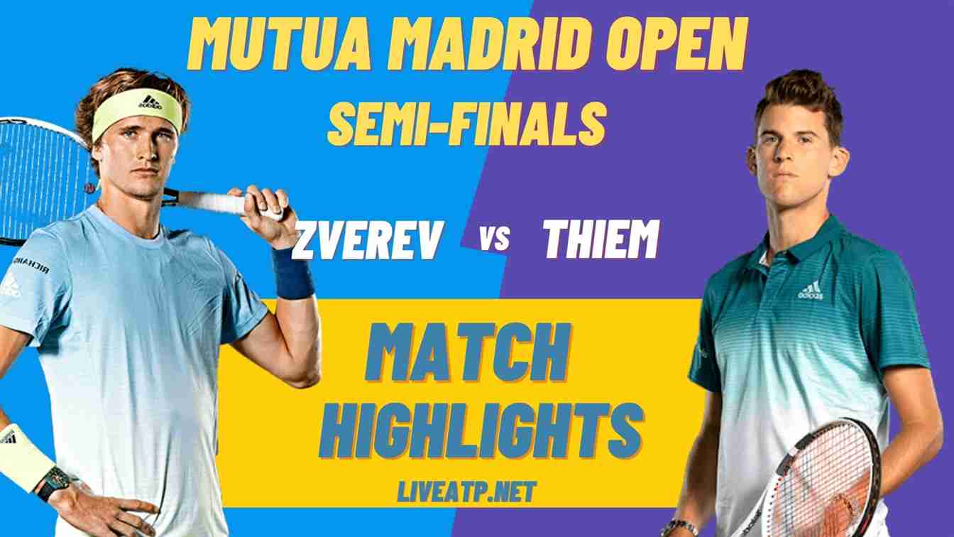 Madrid Mens Semi Final 1 Highlights 2021 ATP