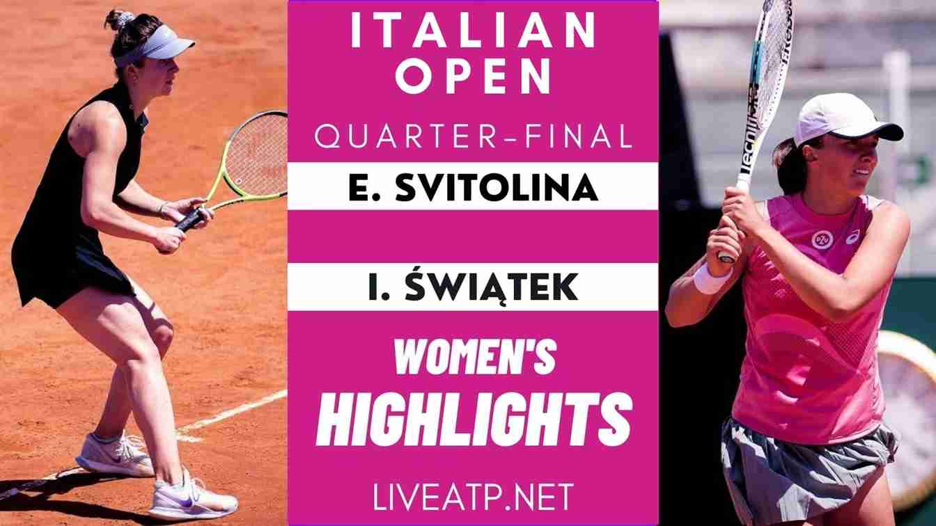 Italian Womens Quarter Final 3 Highlights 2021 WTA