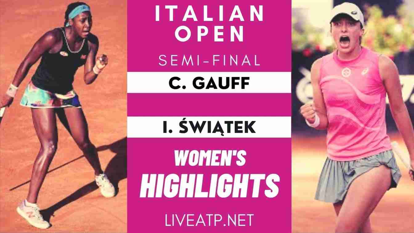 Italian Womens Semi Final 1 Highlights 2021 WTA