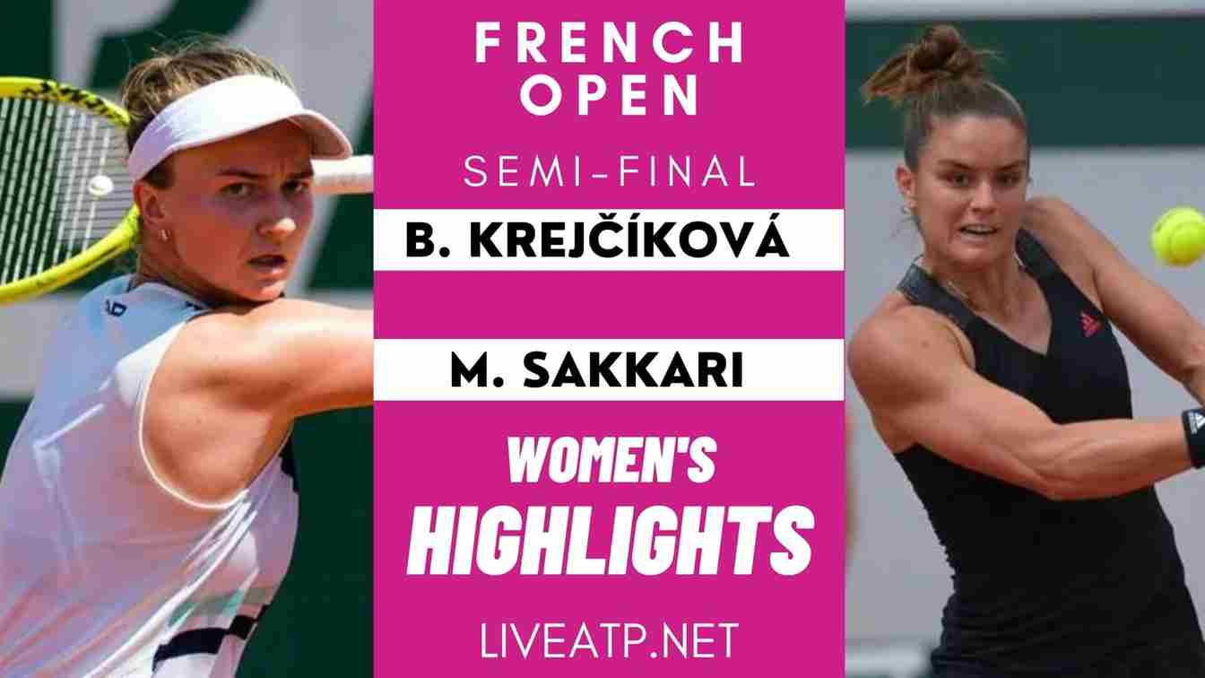 French Open Semi Final 1 Women Highlights 2021