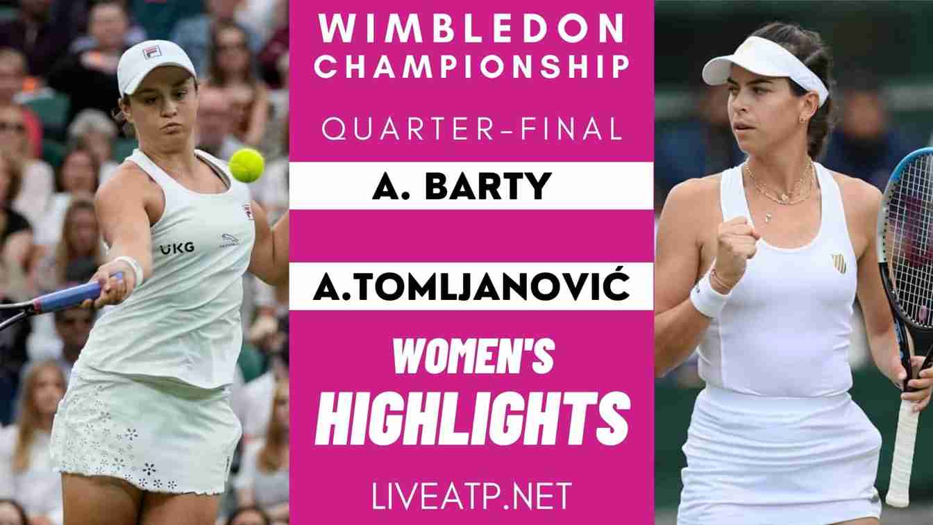 Wimbledon Women Quarter Final 1 Highlights 2021