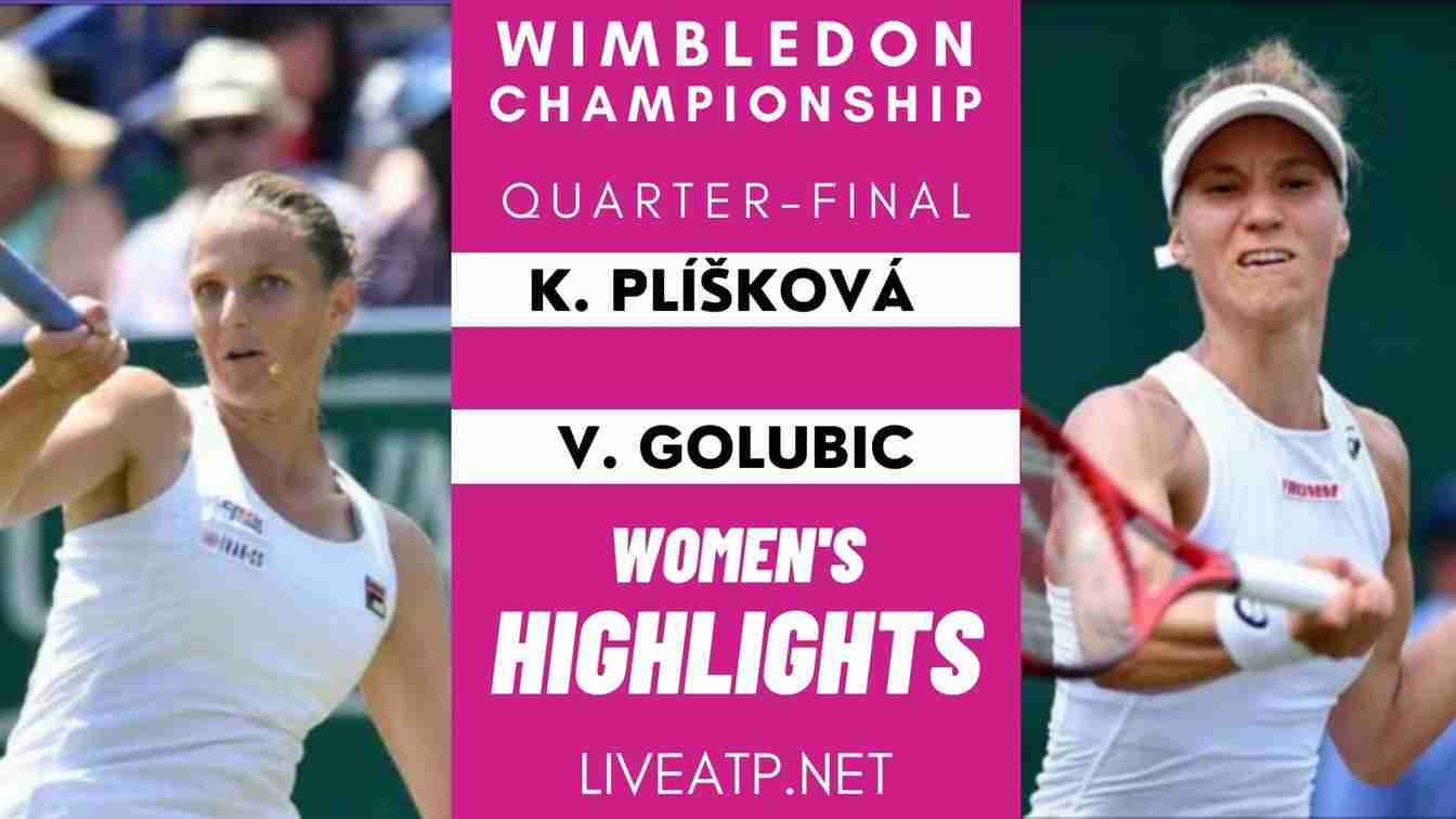 Wimbledon Women Quarter Final 4 Highlights 2021