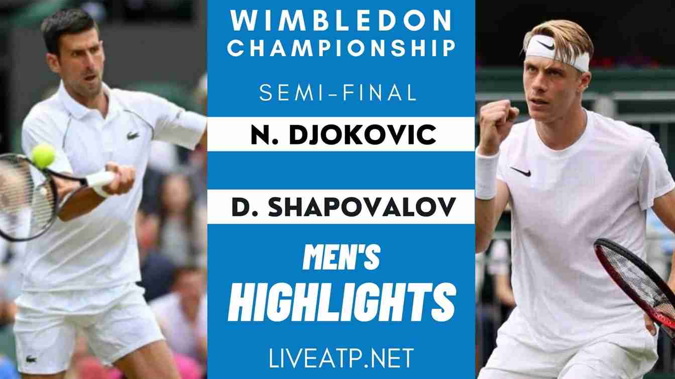 Wimbledon Men Semi Final 1 Highlights 2021