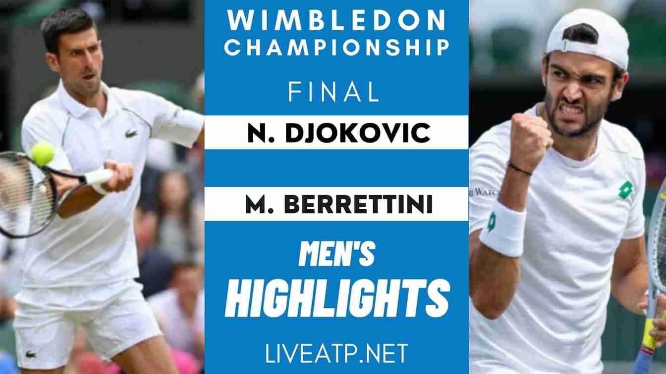Wimbledon Men Final Highlights 2021 Grand Slam