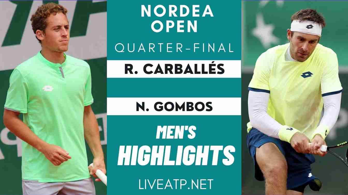 Nordea Open Quarter Final 1 Highlights 2021 ATP