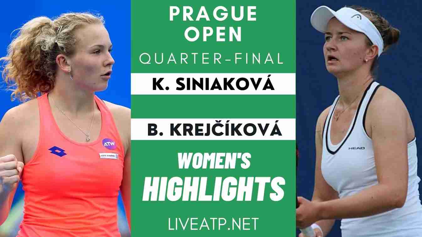 Prague Open Quarter Final 1 Highlights 2021 WTA