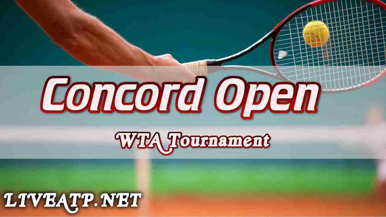 WTA Thoreau Tennis Open Concord Live Streaming 2022